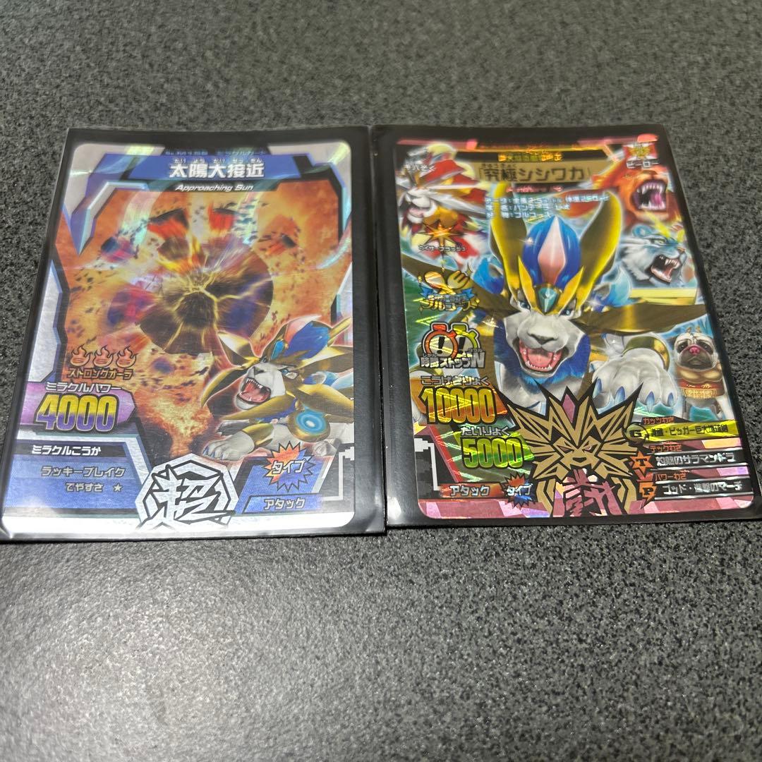 グレートアニマルカイザー　究極シシワカ(シークレット)➕太陽大接近