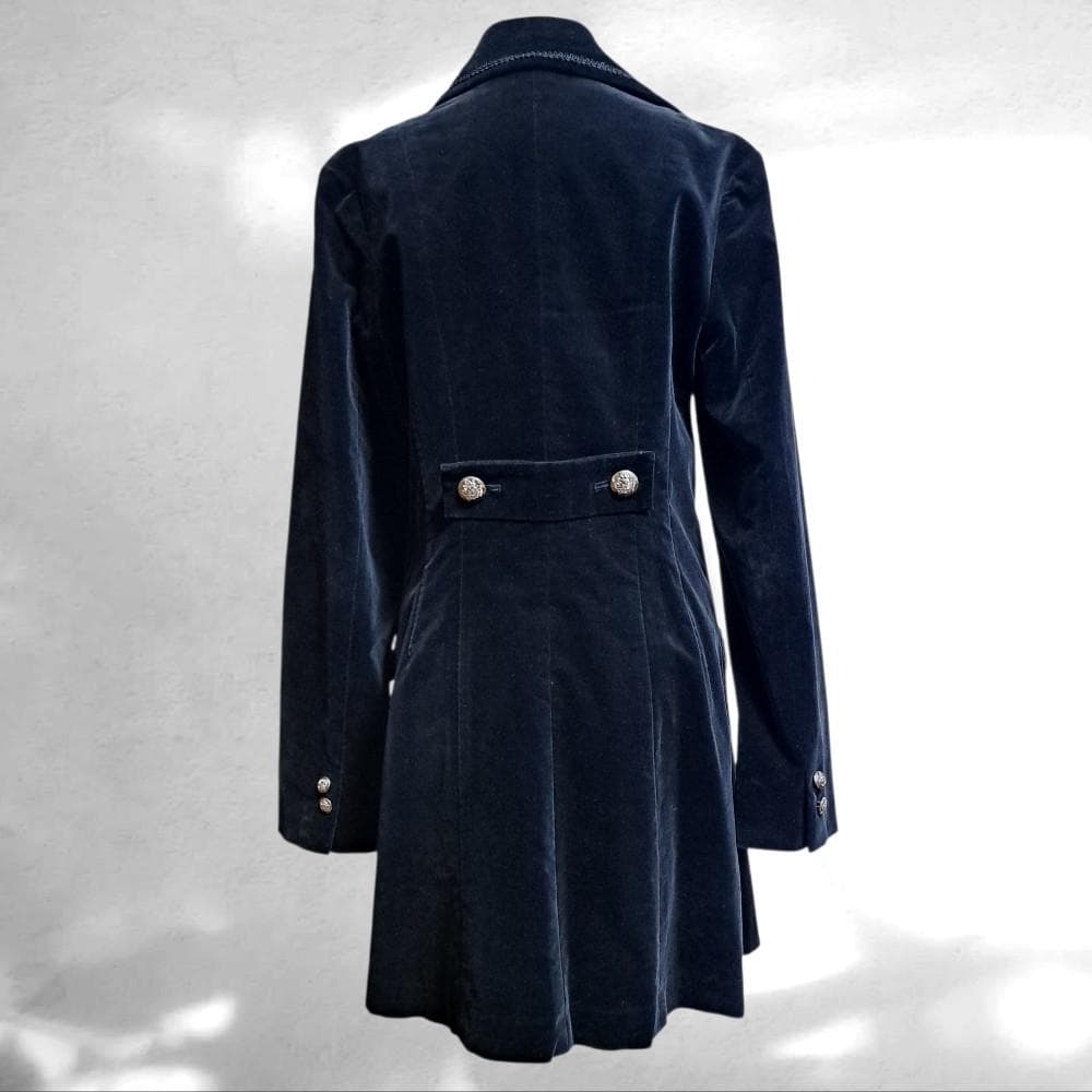 BLACK PEACE NOW 別珍 コート アウター 黒 ベロア ベルベット