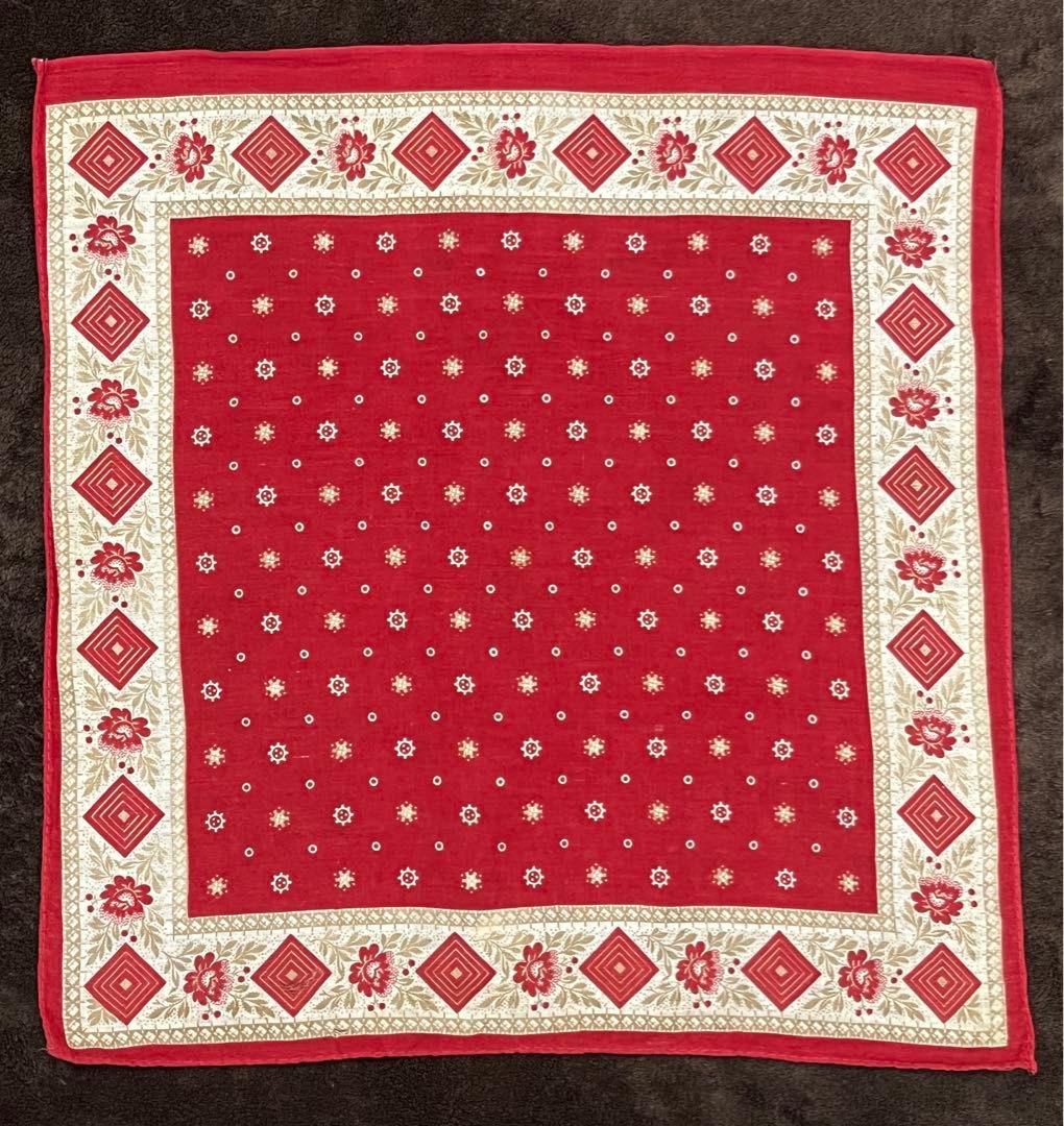 新年限定セール‼️スペシャル‼️ヴィンテージ バンダナ　ターキーレッド