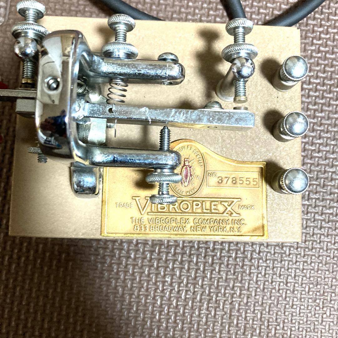 ❷Vibroplex モデル378555 無線通信機器バイブロブレックス