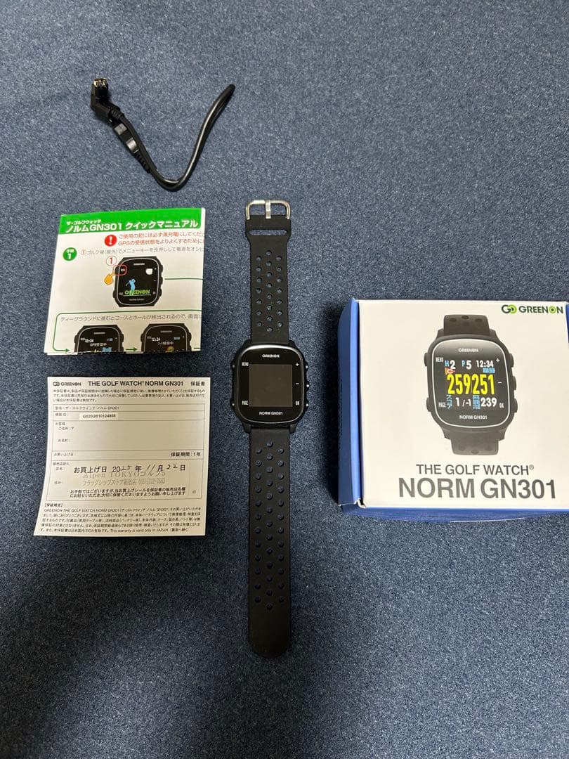 NORM GN301 ゴルフウォッチ　GREENON グリーンオン