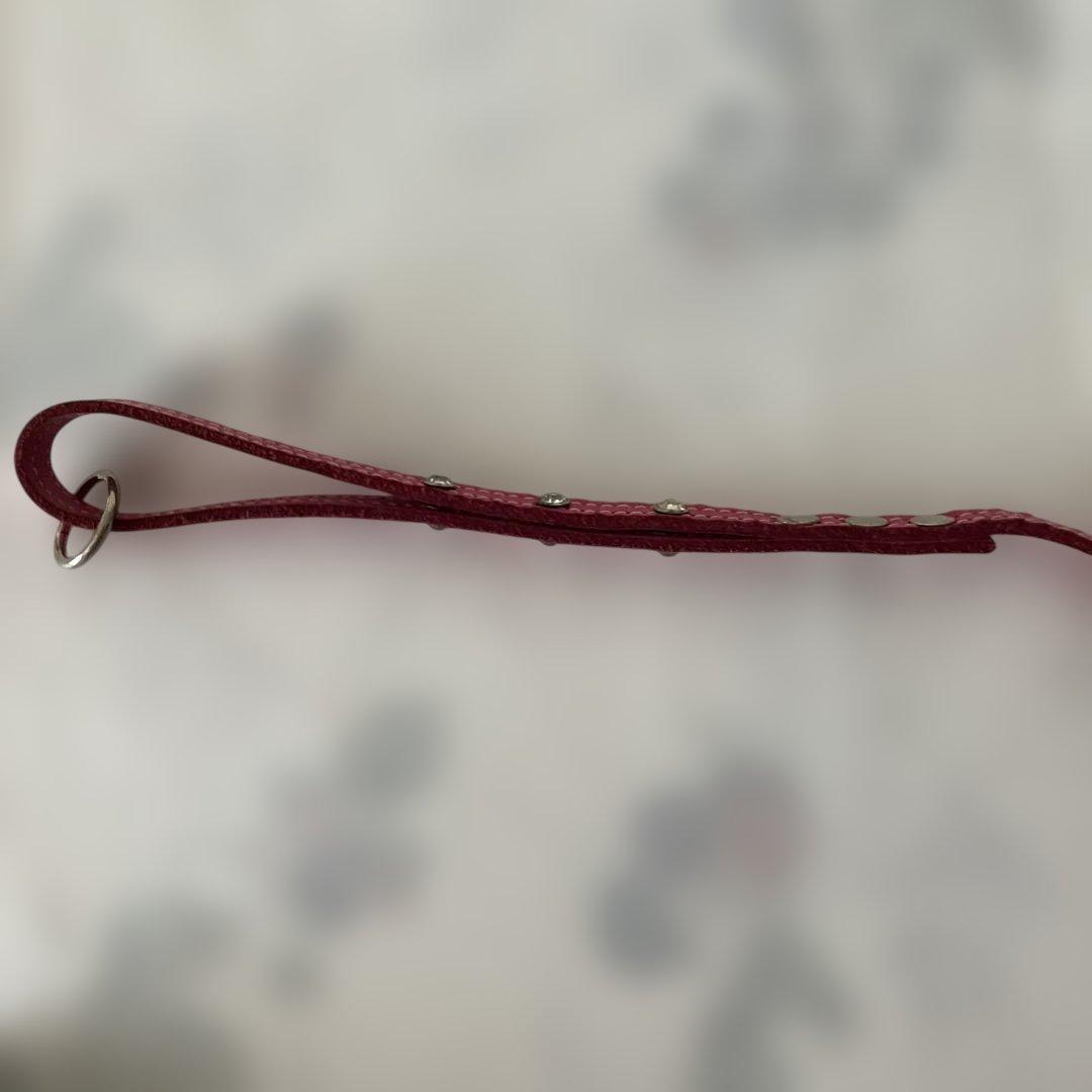 美品☆BBピンクベルト☆サイズ3 バディーベルト☆ハーネス リードセット