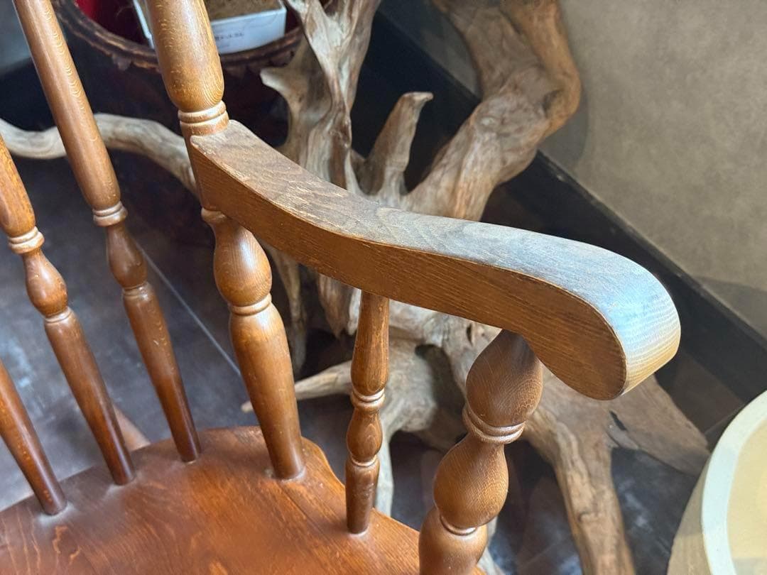 希少　太平WINDS アンティーク　ロッキングチェア　ヴィンテージ　木彫　nZ