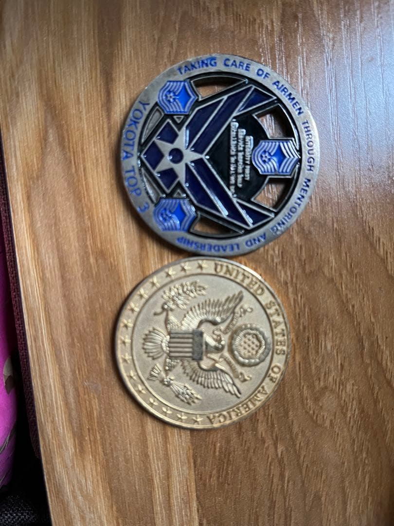 友達からもらったメダル