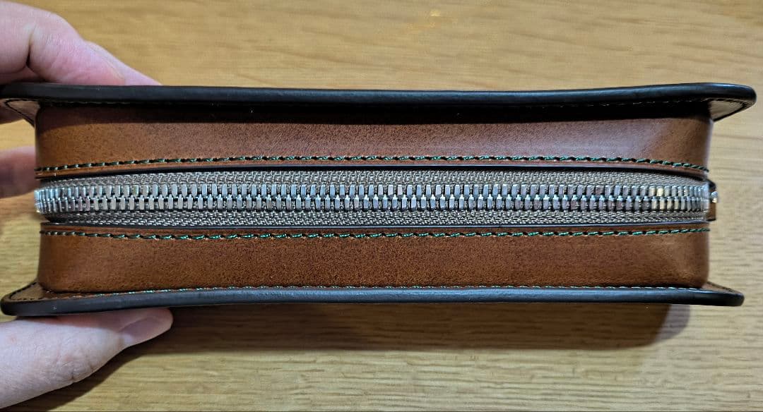 【最終価格】ルボナー デブペンケース キャメル