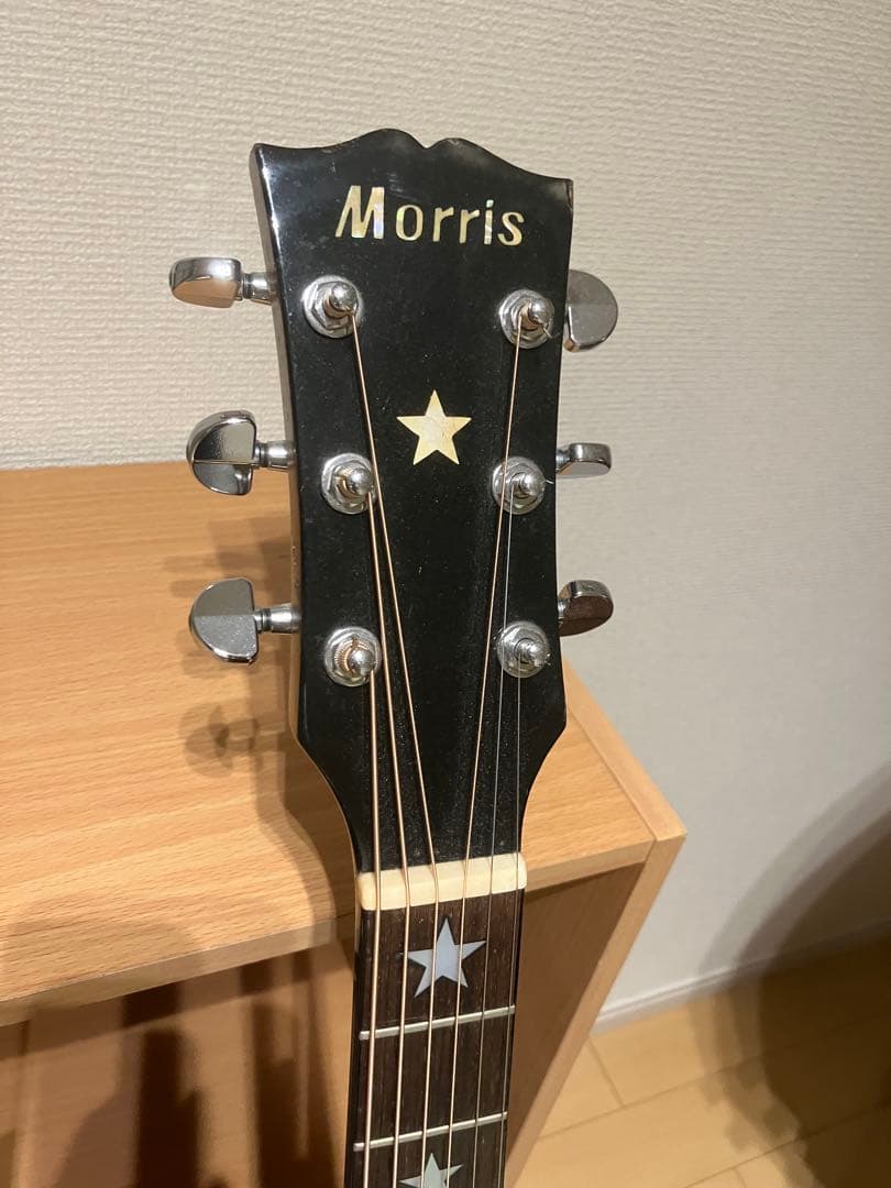 Morris アコースティックギター 星型インレイ　WJ-30