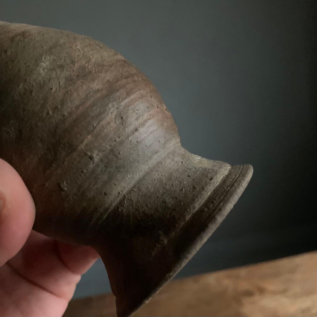 喜名・知花 焼締台付瓶 徳利 琉球美術 古美術 酒器 古道具 アンティーク