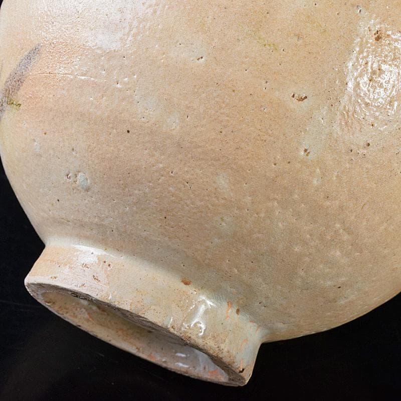 大発 中国　釉裏紅　花文　玉壺春瓶　金継ぎ直し　V　R7961