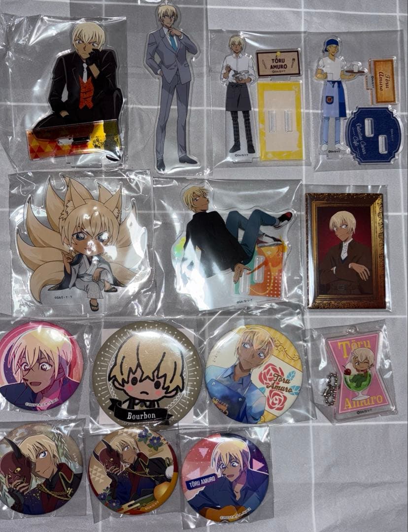 安室透 アクリルスタンド 缶バッジ まとめ売り