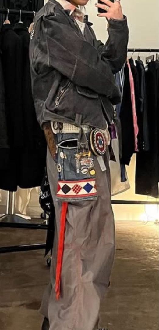 あおばくん着用　ピンクハウス　ライダースジャケット