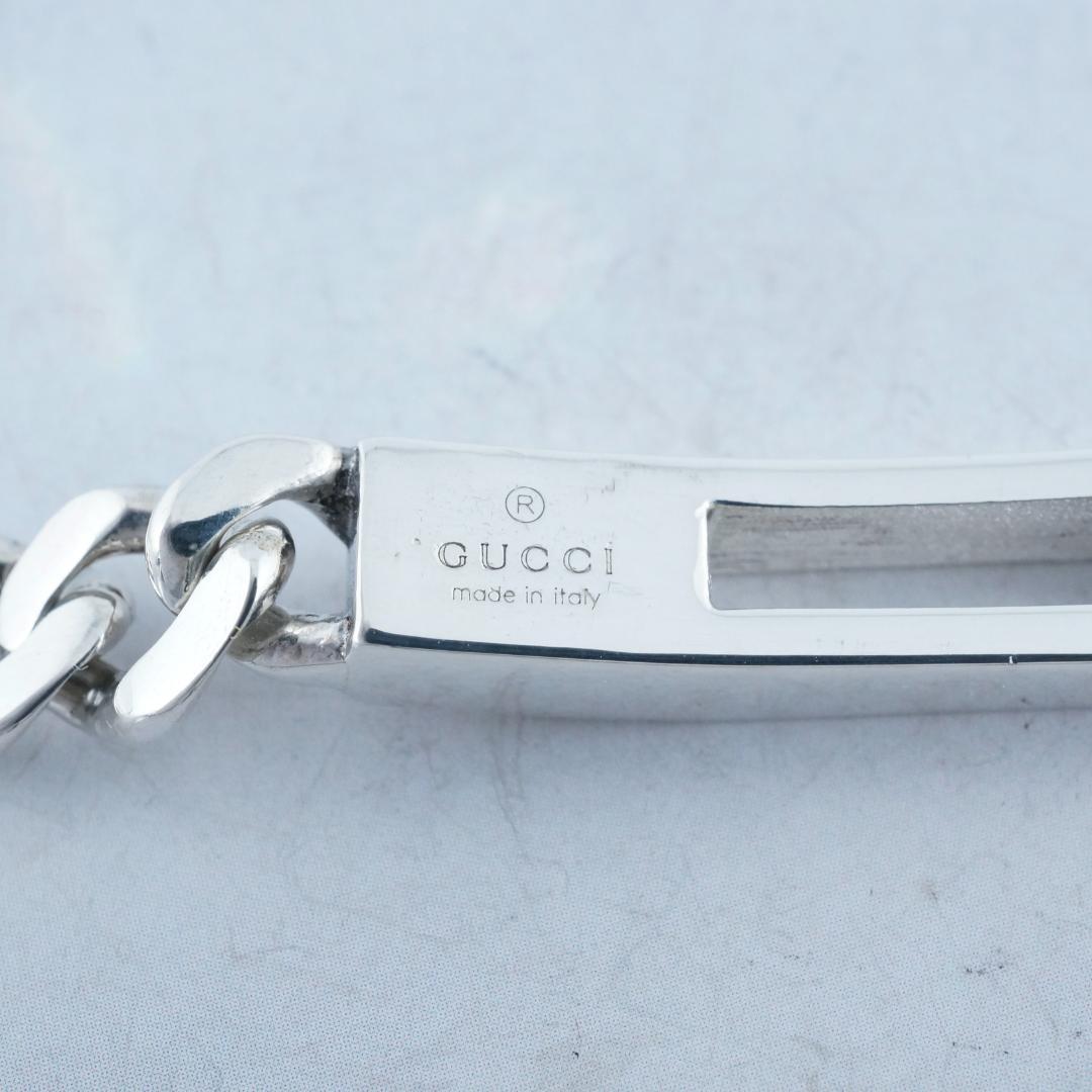 ロクスタ様 　新品仕上 グッチ Gロゴ SV925 チェーン ブレスレット 19