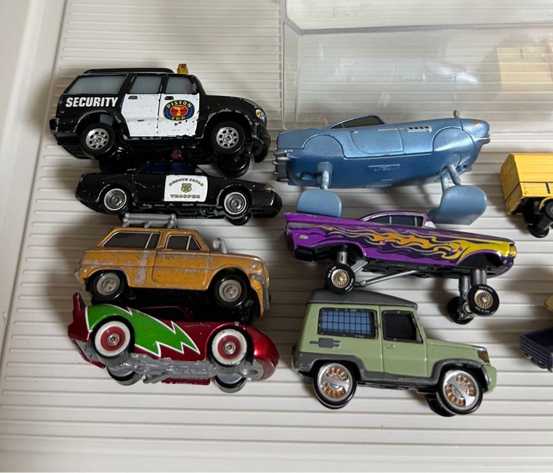 カーズ、ミニカー、マテル（フィンマック水走行タイプ、傘）