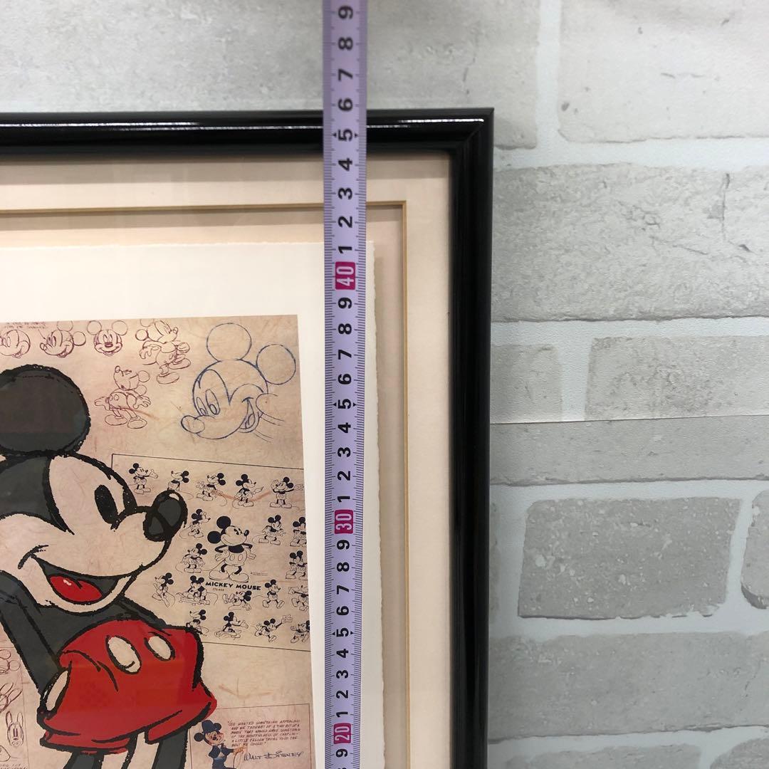 M4026 ミッキーマウス 生誕70周年記念アートフレーム　シリアルナンバー入り