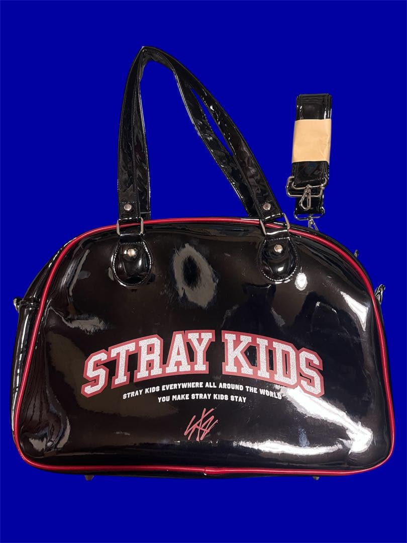 STRAY KIDS スキズ エナメル ボストンバッグ ヒョンジン