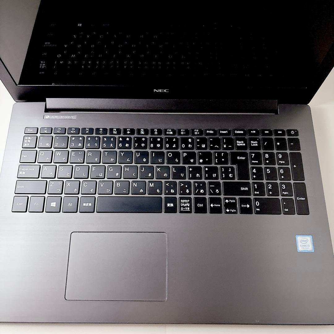 新品SSDで快適動作✨メモリ8GB カメラ付き 第7世代 ノートパソコン NEC