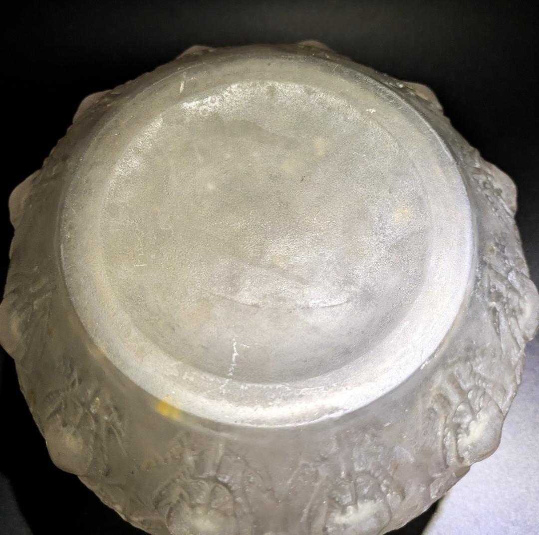 貴重な初期作品★本人★ルネ・ラリック フジェール アンティーク 花瓶 1913