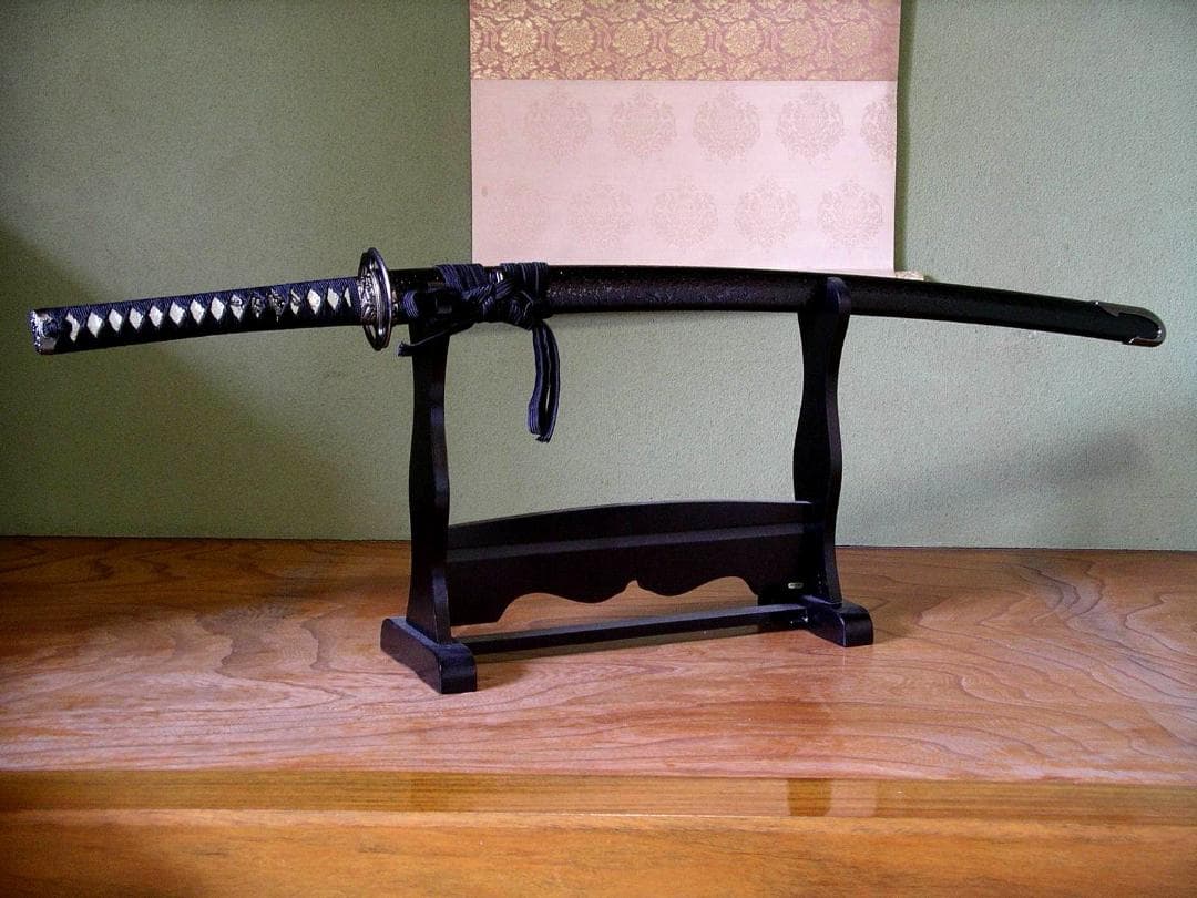 関の美術刀剣 剣豪 宮本武蔵 海鼠鍔 巌流島の決闘 大刀 模造刀 模擬刀 仮装