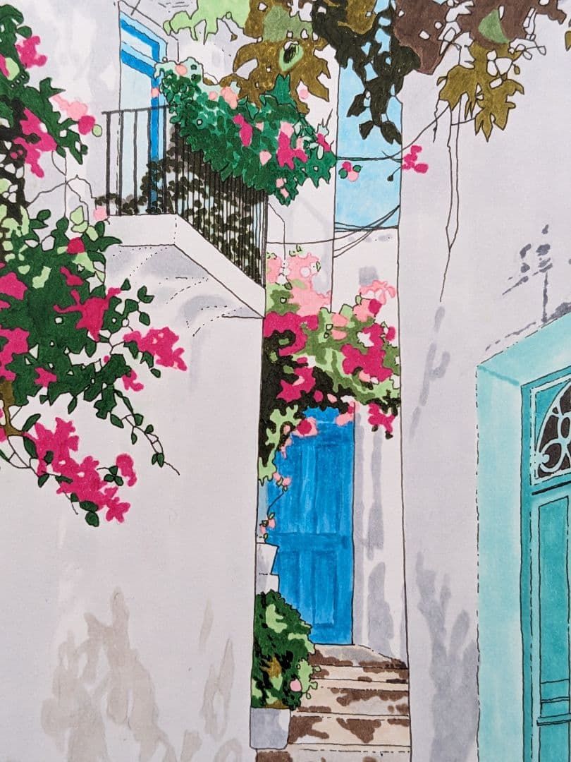 ソラ　イラスト　風景画