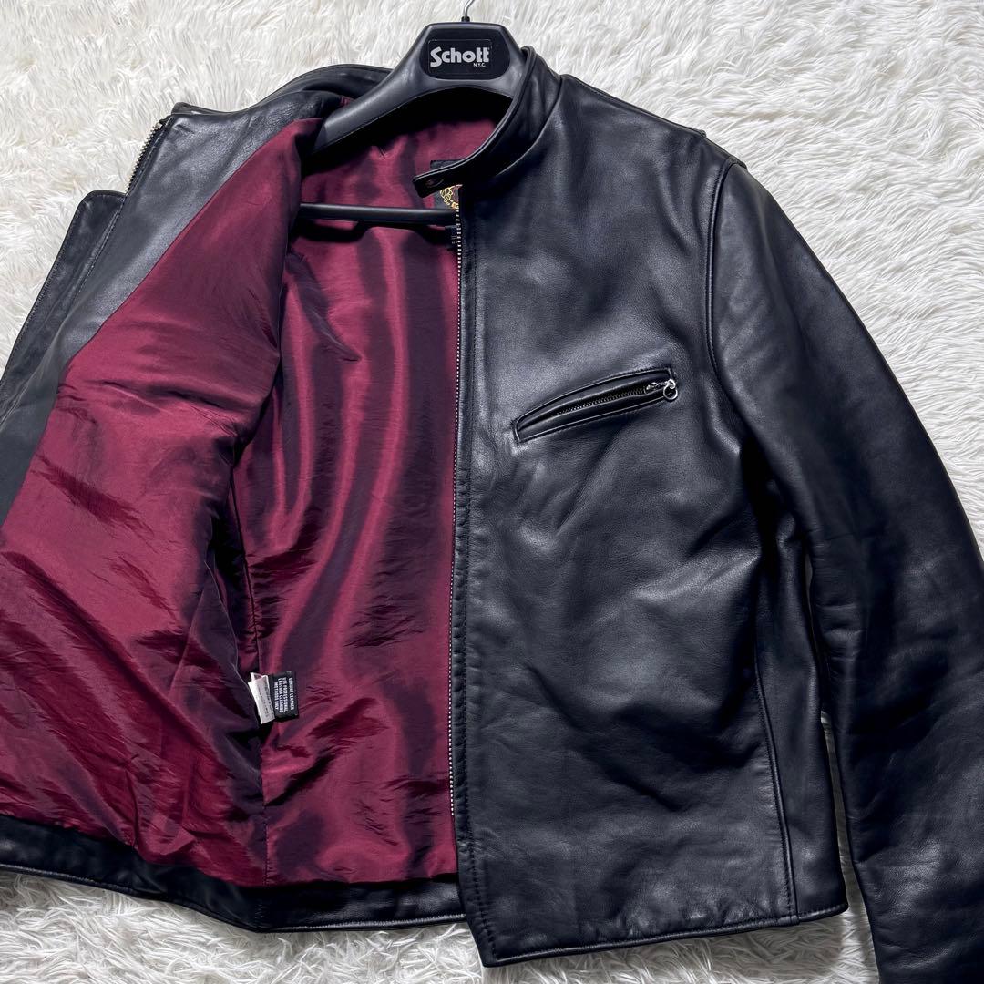 【極美品】schott ライダースジャケット　641xx #7009 40