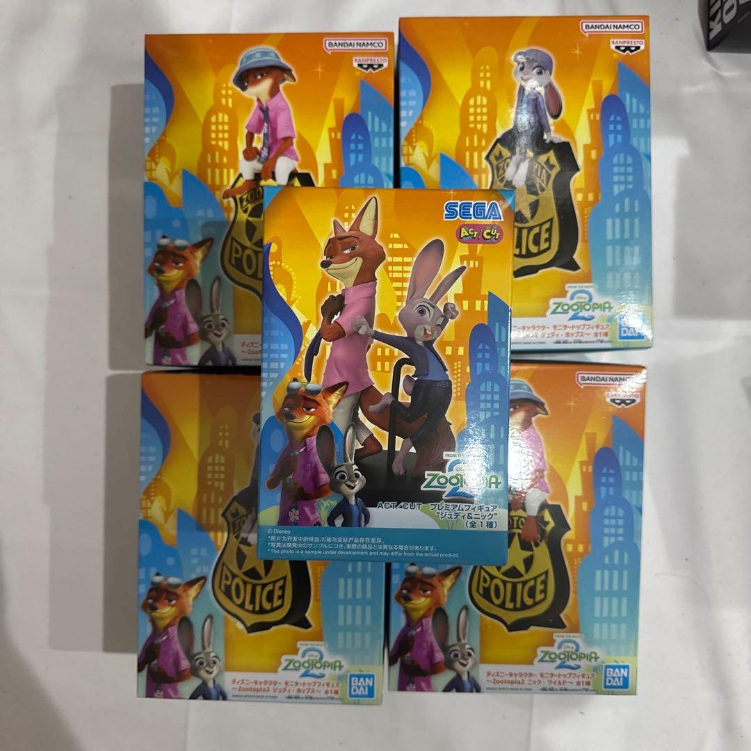 ズートピア フィギュア 5体セット
