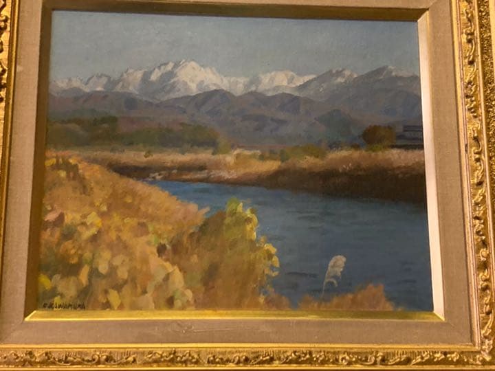 剱岳の見える秋景　　川村親光　　※更なる大幅値下げ中※