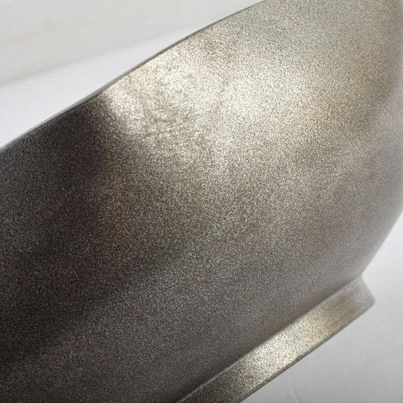 茶道具　古錫　三越製　花草文　菓子器　菓子鉢　時代箱付　V　9135