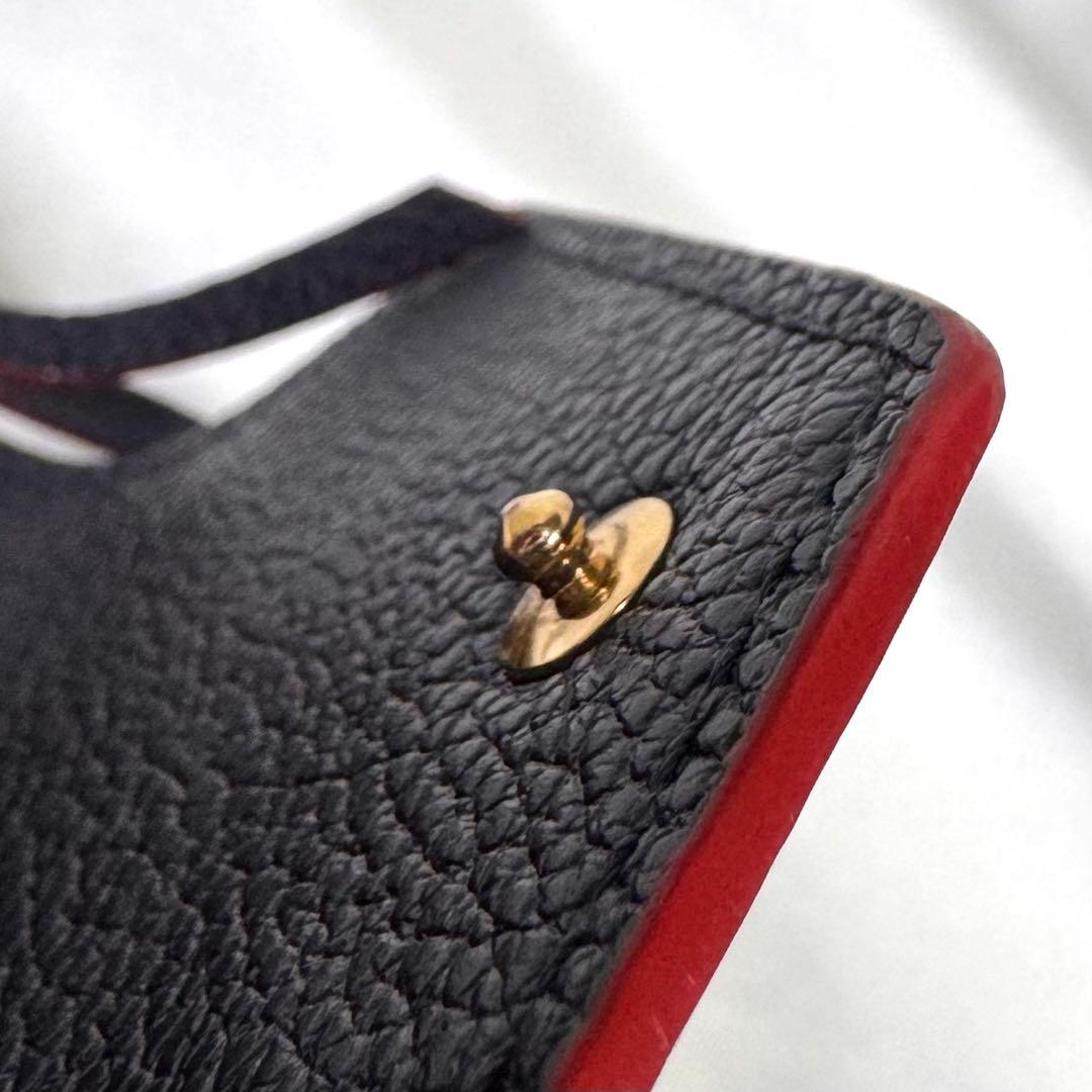 ルイヴィトン　ポルトフォイユゾエ モノグラム　アンプラント　三つ折り財布　美品