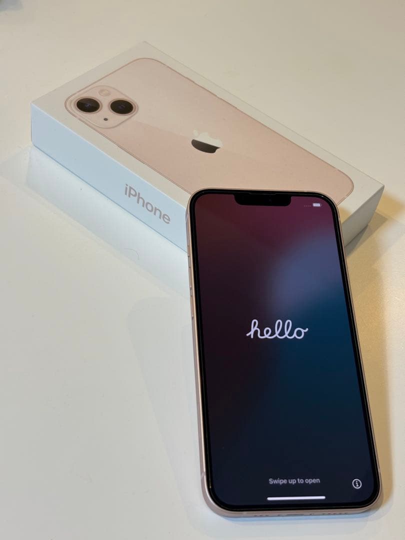 Apple iPhone 13 ピンク 256GB 本体と箱とケーブル付き