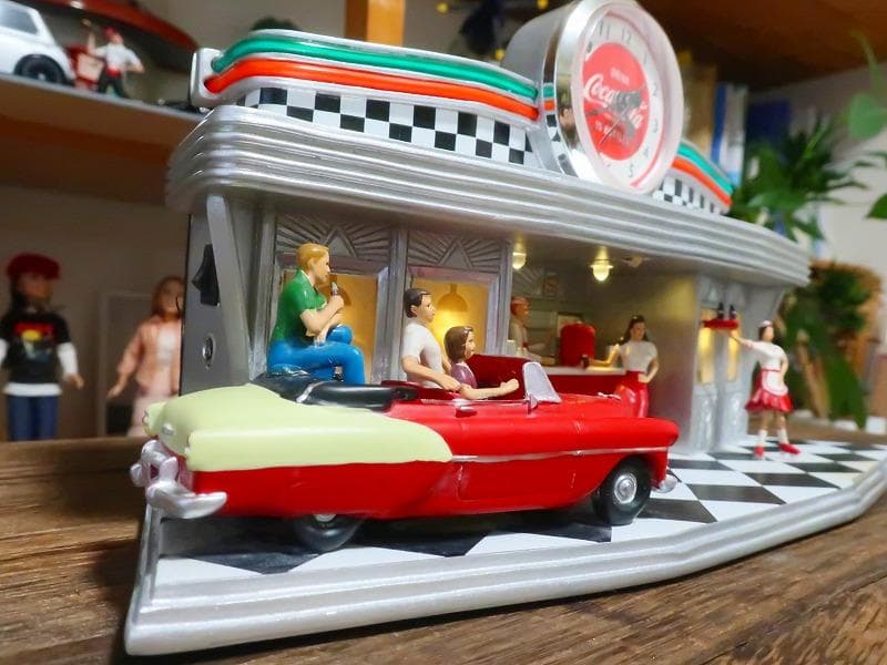 爆レア★絶版 コカコーラ 50s アメリカンダイナー クロック アメグラ