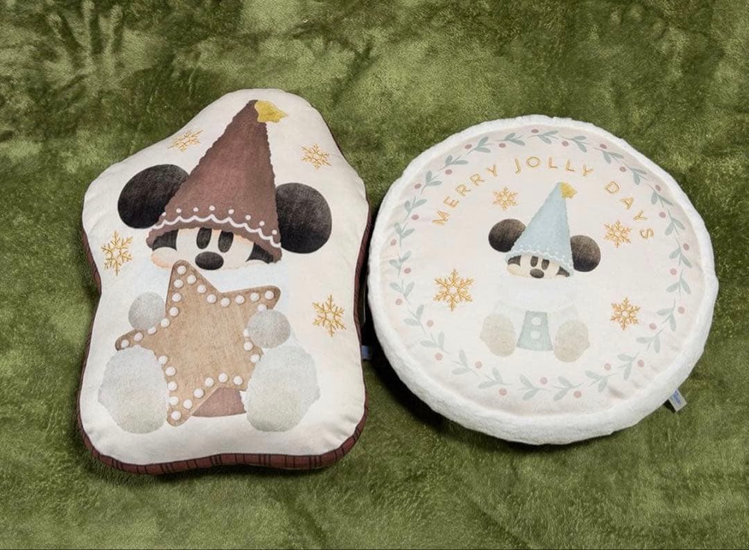 リルリンリン クッション 2点 ディズニー クリスマス 2025 ジャンカニ