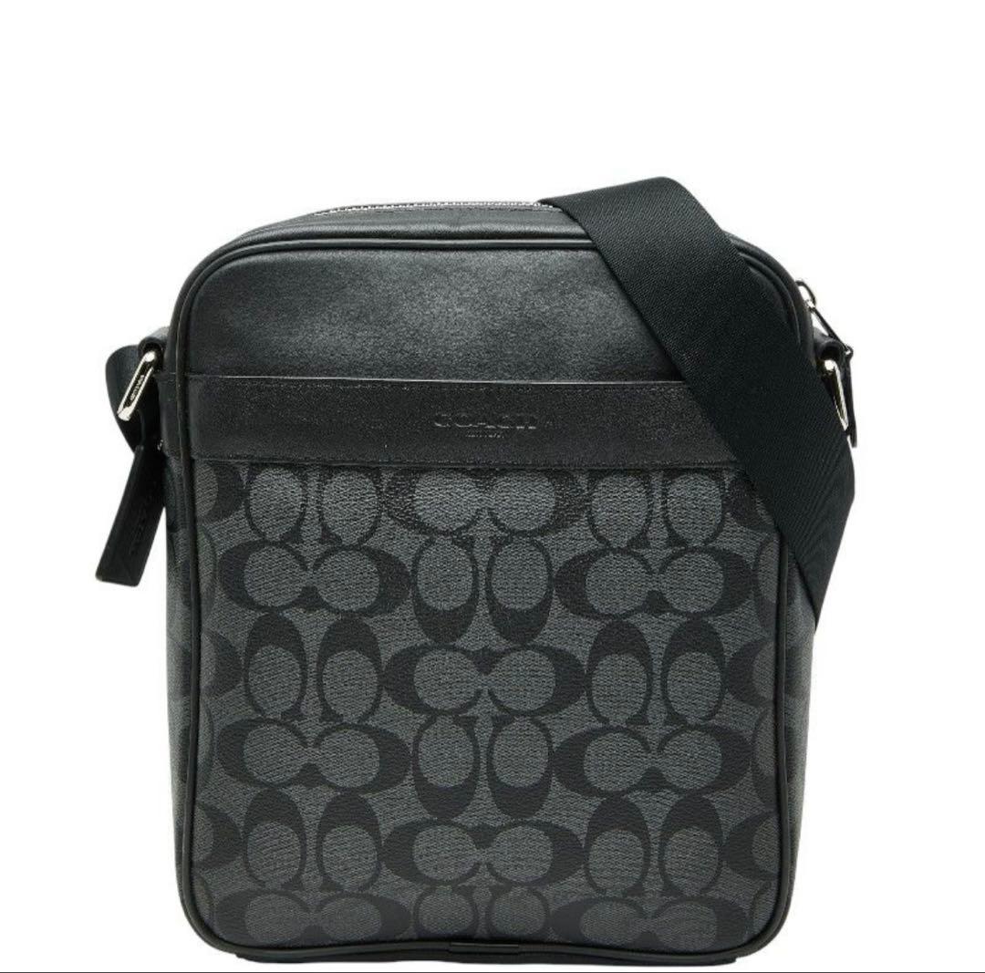 Coach ショルダーバッグ ブラック モノグラム