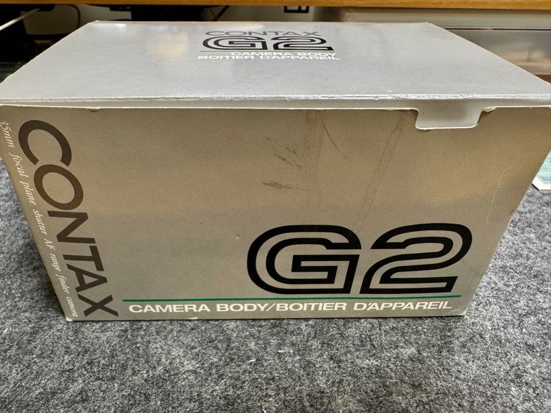 【超美品】CONTAX G2 ブラック+本革カメラケース+ケーブルスイッチ