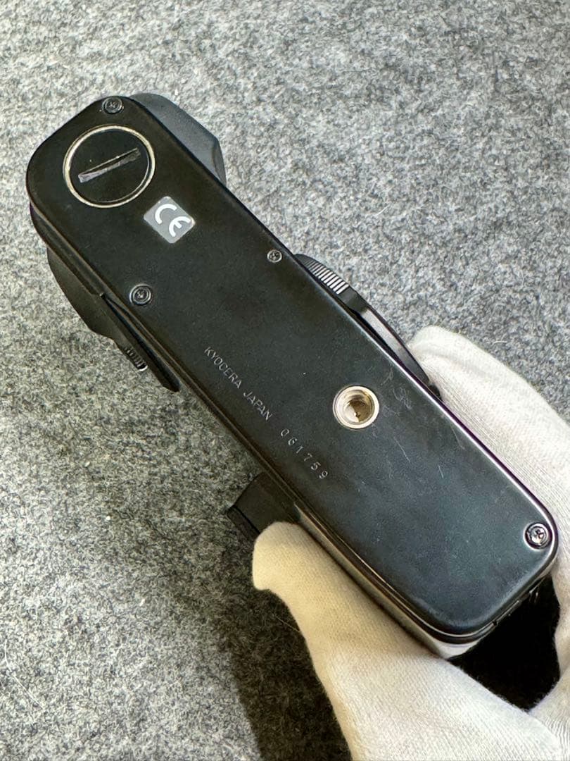 【超美品】CONTAX G2 ブラック+本革カメラケース+ケーブルスイッチ