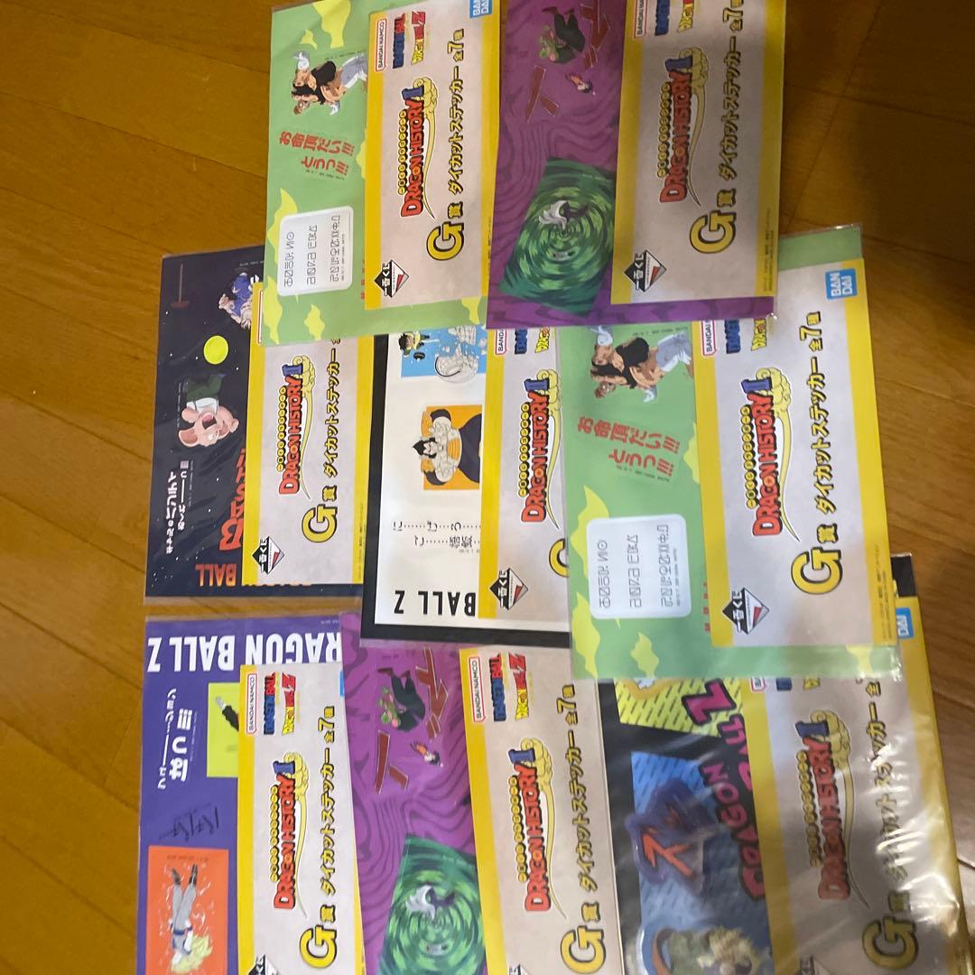 一番くじ　ドラゴンボール　クリアポスター＆ビジュアルボード　ファイル　ステッカー