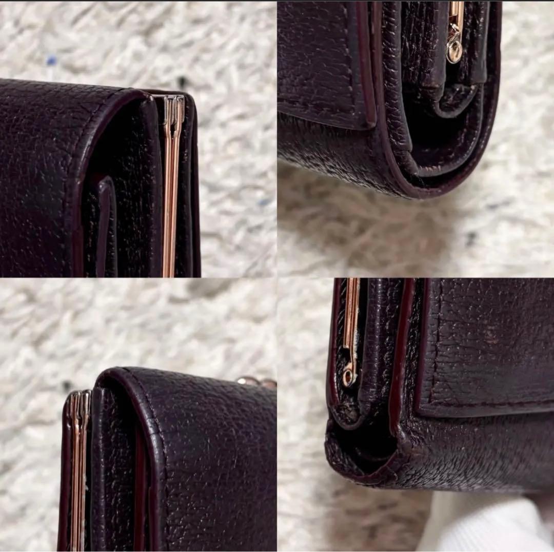 【美品】ヴィヴィアンウエストウッド 財布 3つ折財布　オーブ ブラウン レザー