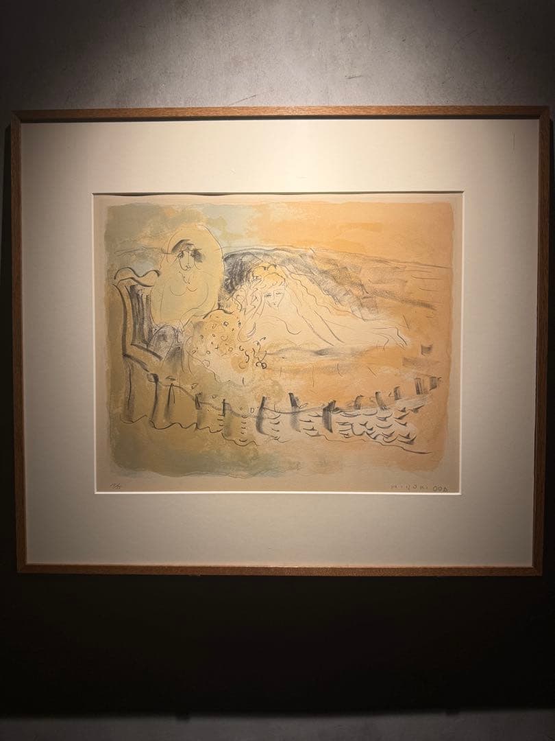 織田廣喜　lithograph 限定75