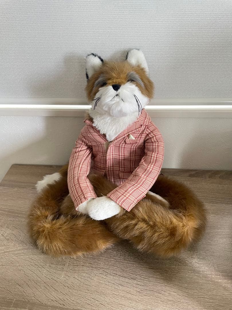 足長キツネ　ドアストッパーぬいぐるみ