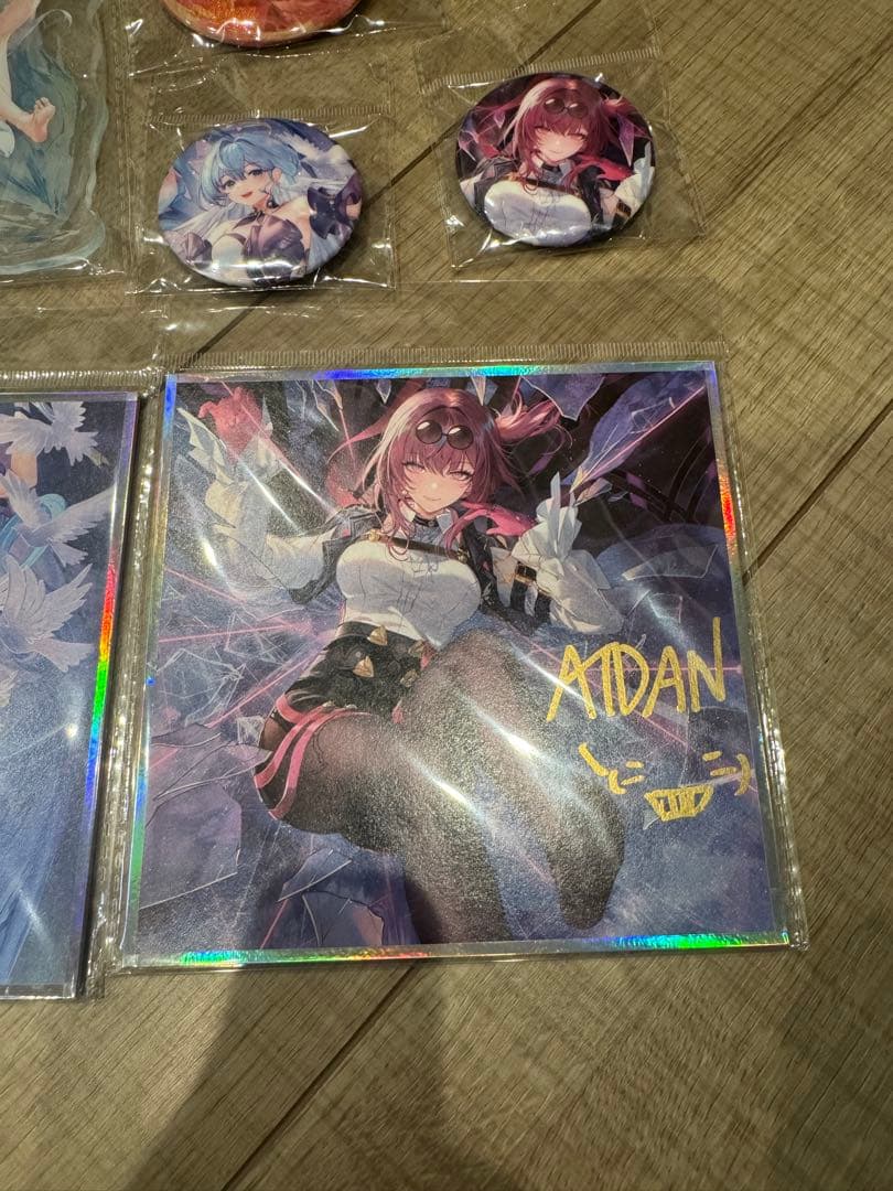 ATDAN 崩壊スターレイル　直筆サイン色紙グッズセット　花火　カフカ