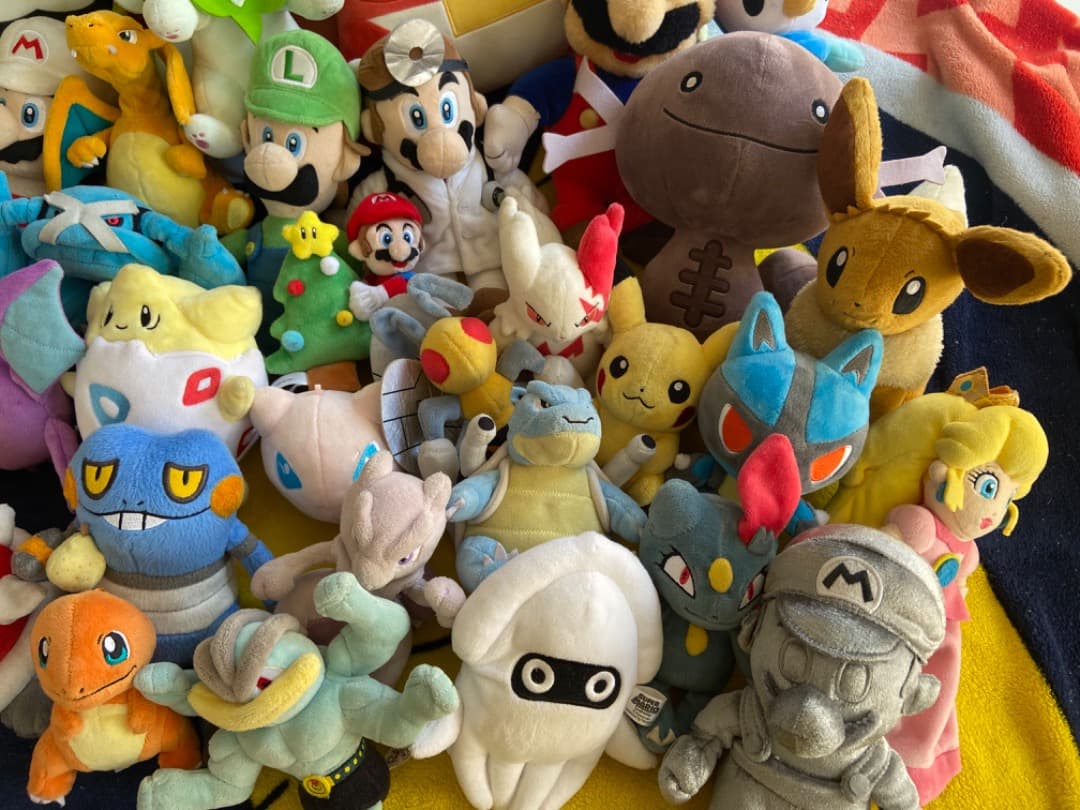 Nintendo and Pokémon Plush Collection
