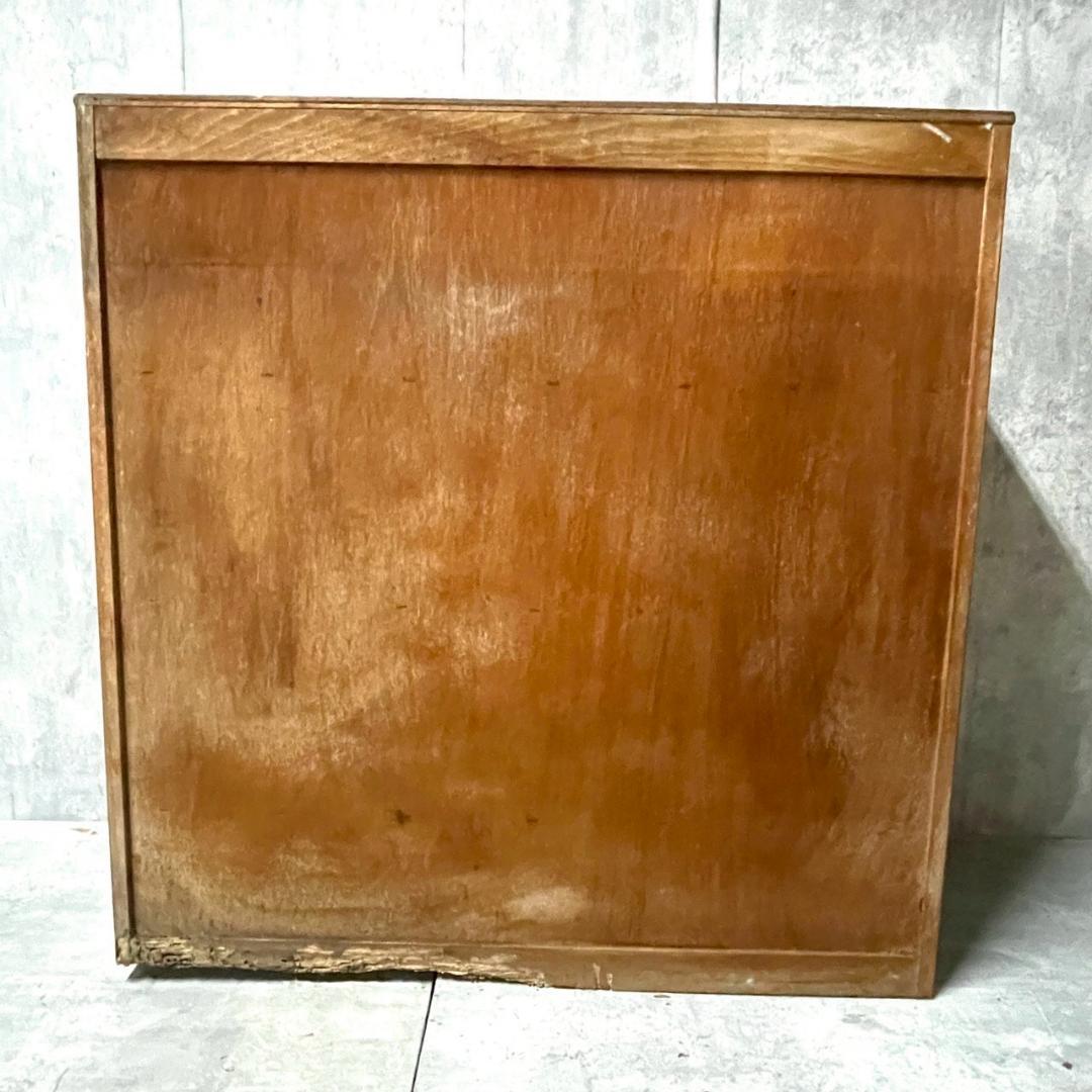 木製キャビネット ガラス扉 収納