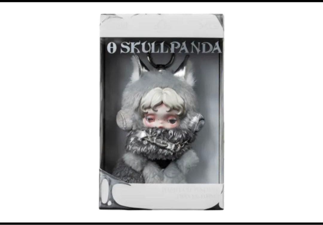 ポップマート スカルパンダ × XG ぬいぐるみペンダント