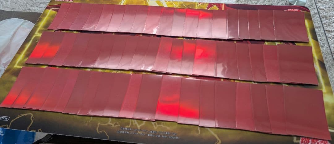 （正規品）オシリスレッドスリーブ60枚+十代スリーブ15枚