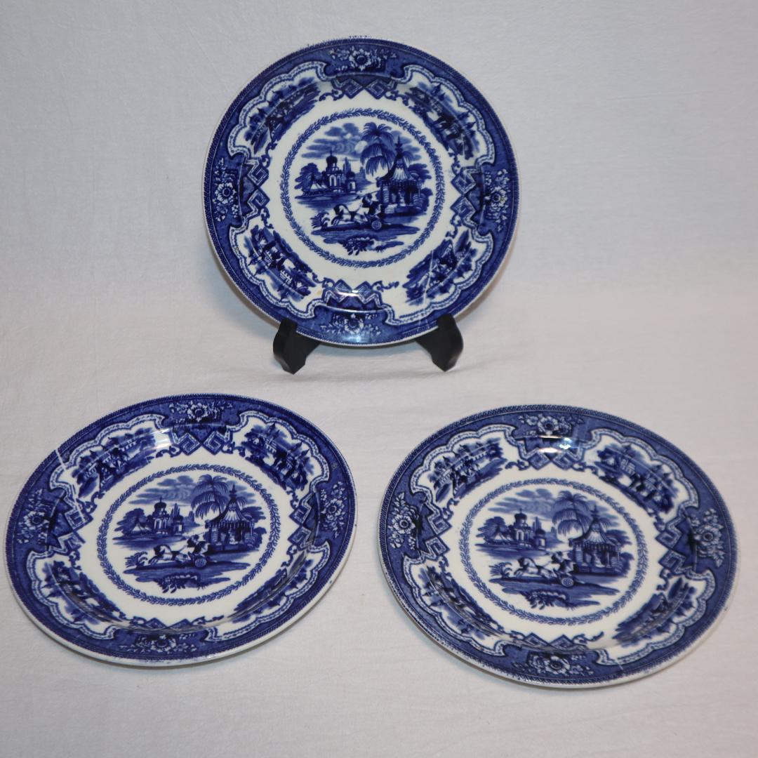 あんこさん専用　オランダ 1860年頃の ペトルス・レグー社 印判手３枚