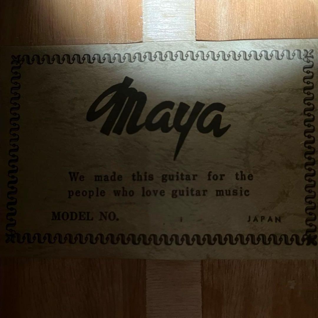 希少 Maya ハミングバード 日本製 マヤ アコースティックギター アコギ