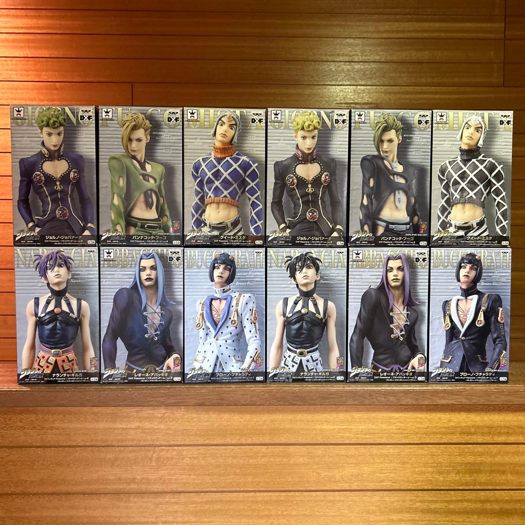 ジョジョ 第五部 黄金の風 ブチャラティチーム ノーマル&ブラックカラーver.