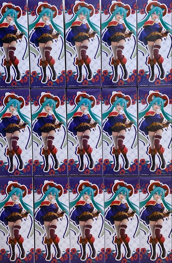 初音ミク wonderland 長靴を履いた猫　15個セット