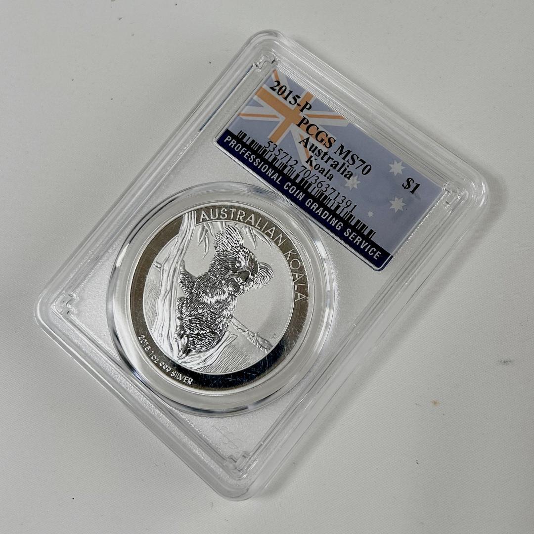 2015年 オーストラリア　コアラ ＰＣＧＳ MS70 S1$