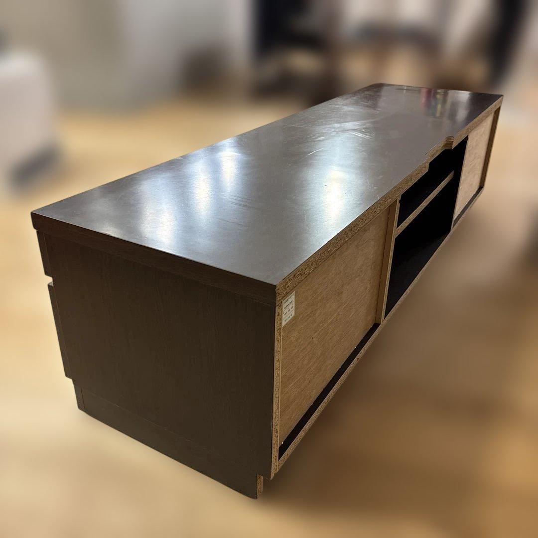 IDC大塚家具◆テレビボード ガラス扉付き 1500 SHIN A