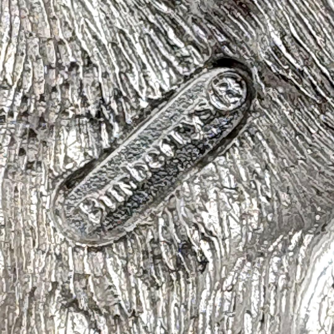 ⭐️SALE⭐バーバリー　ブローチ　犬　ドッグ　ダルメシアン　シルバートーン