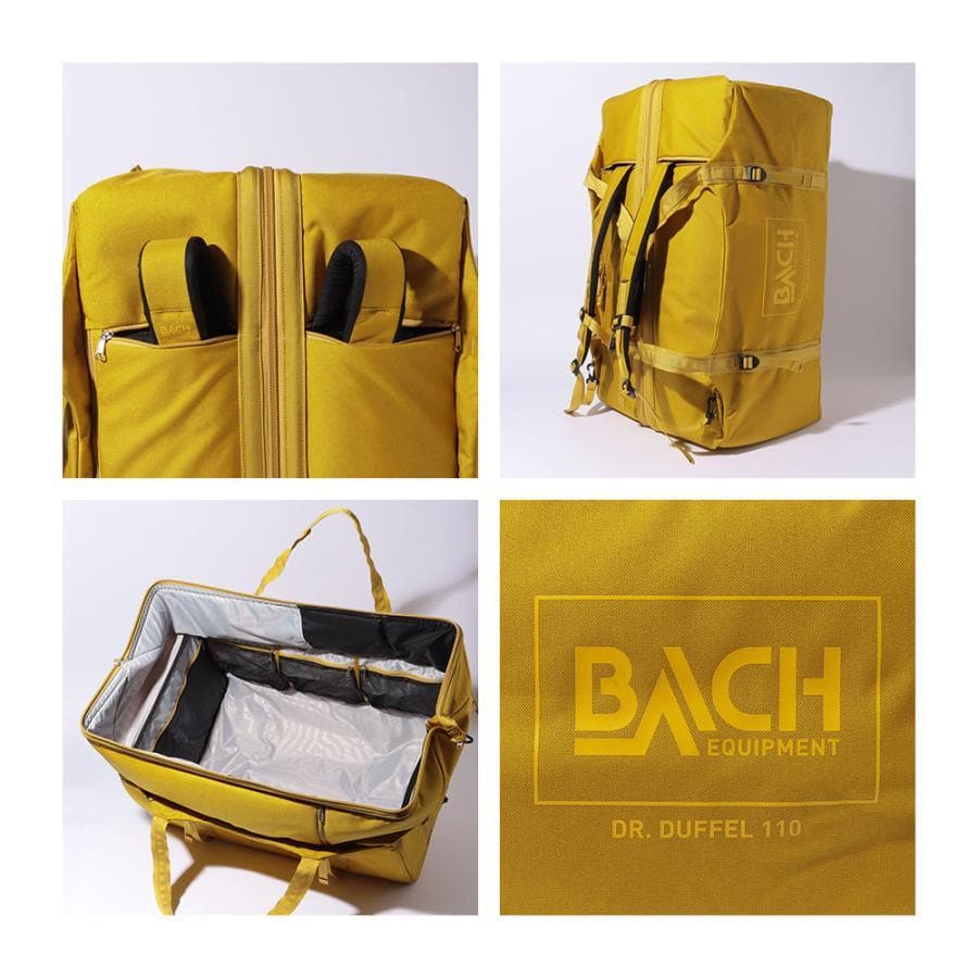 BACH DR. DUFFEL 70 イエロー ボストンバッグ